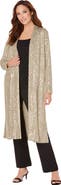 Roaman's Plus Size Sequin Duster