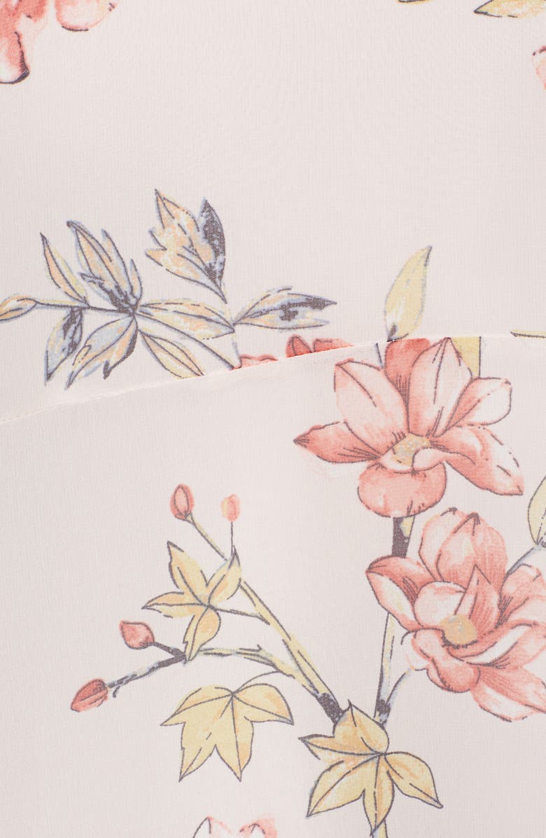 Estelle Songbird Floral High/Low Blouse, Alternate, color, 