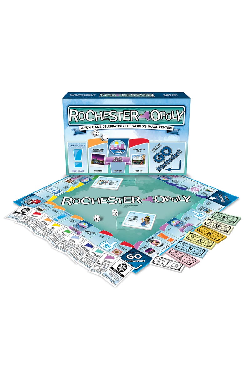 Rochesteropoly Monopoly Board Game, Alternate, color, Multicolored