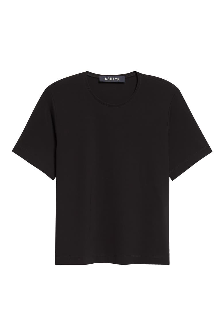 Dondi Half Sleeve T-Shirt, Main, color, BLACK