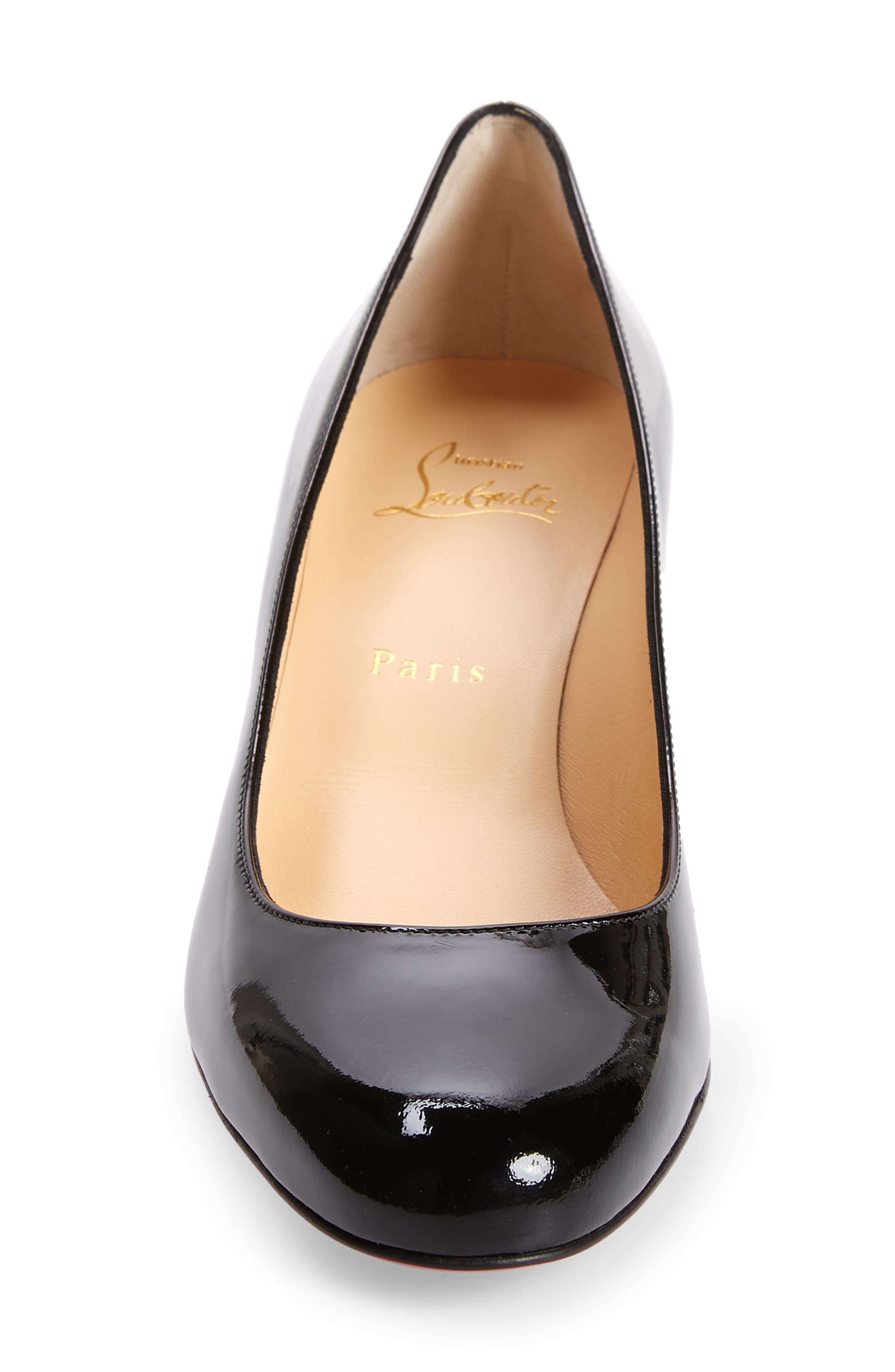 Christian Louboutin Miss Sab Patent Pump, Alternate, color, Black