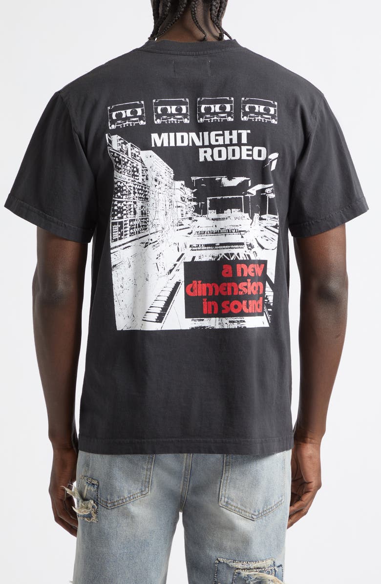 MIDNIGHT RODEO New Dimensions Graphic T-Shirt, Alternate, color, Vintage Black