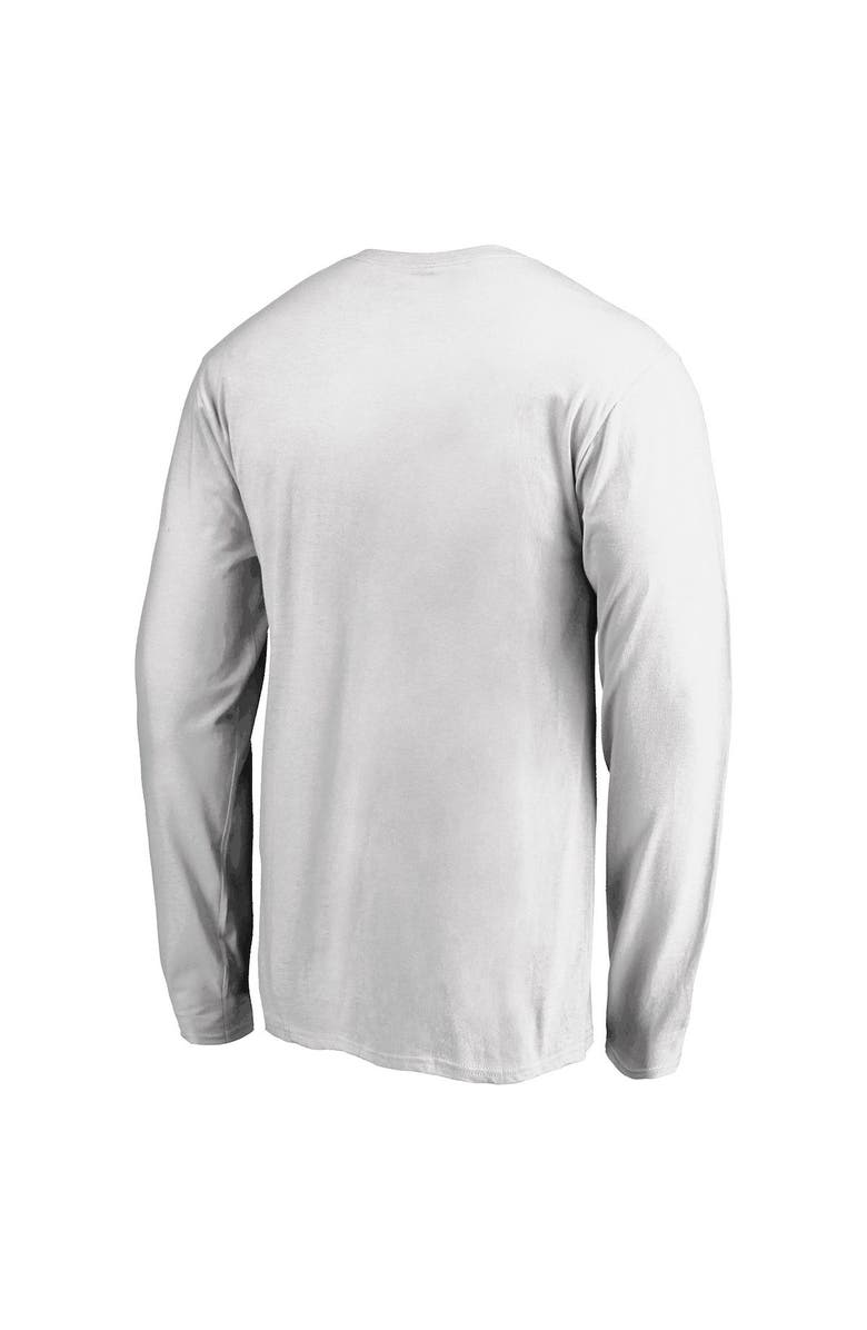 FANATICS Men's Fanatics Branded White Phoenix Suns Team Primary Logo Long Sleeve T-Shirt, Alternate, color, 