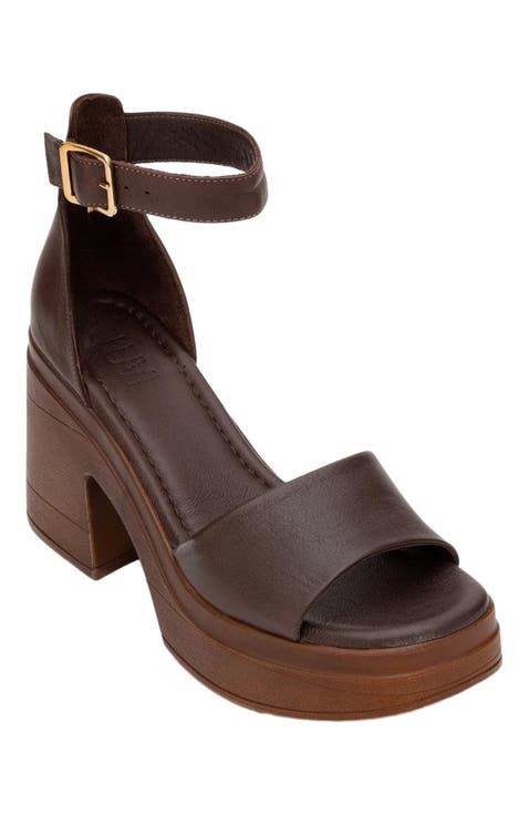 MARGOT Leather Platform Sandal (Women)