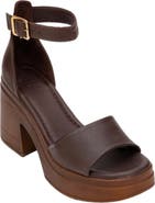 Forever & Always Shoes Margot Leather Platform Sandal