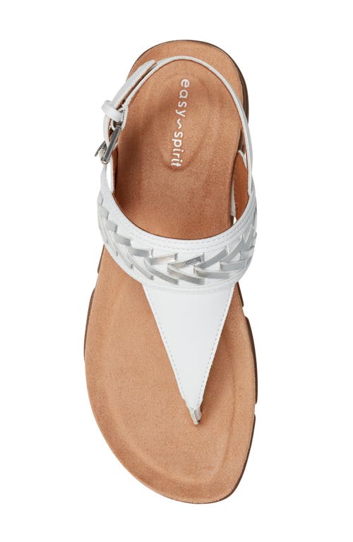 Easy Spirit Monte Slingback Sandal In White