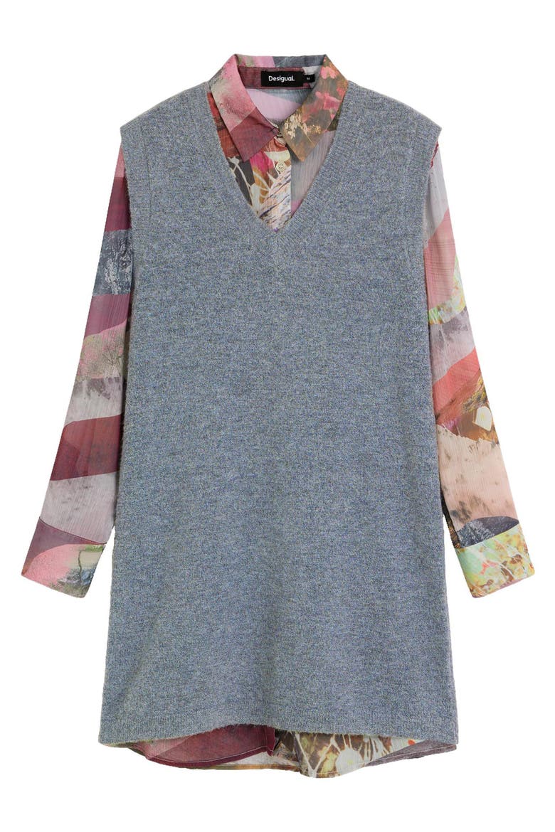 Hybrid Long Sleeved Dress, Alternate, color, DARK GREY