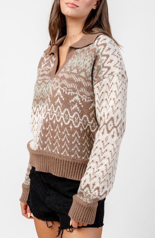 Beivy Geometric Colorblock Sweater