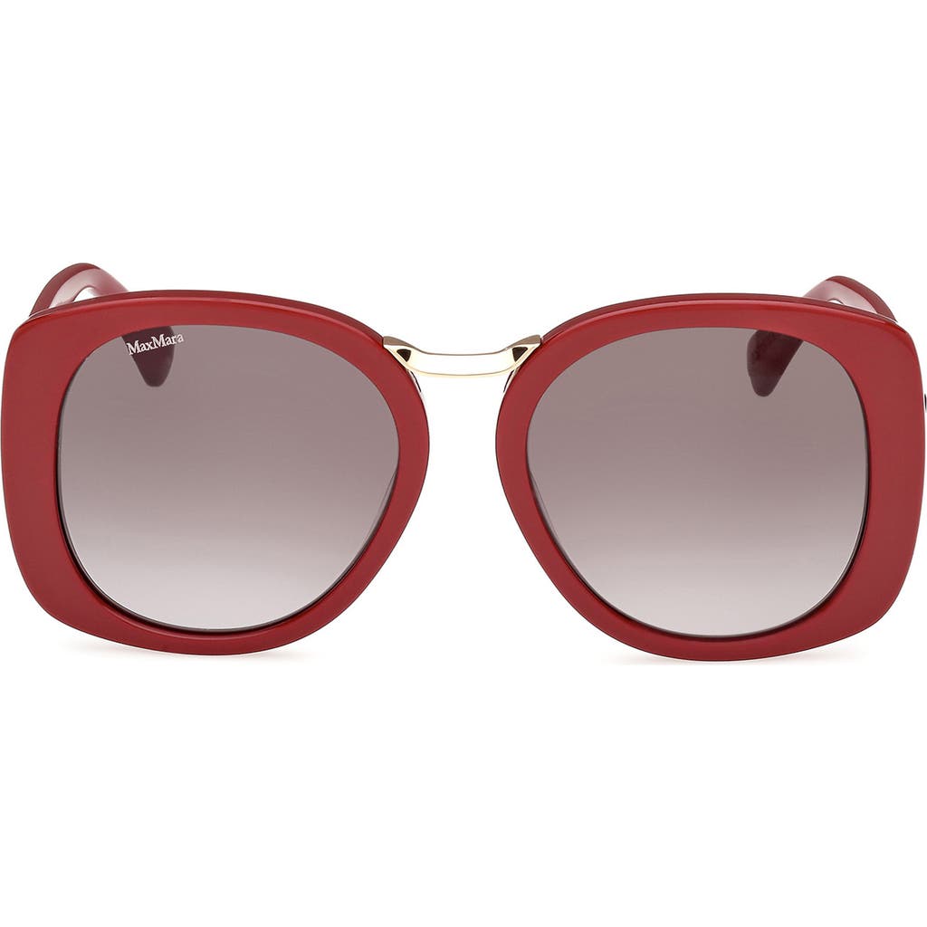 Max Mara 55mm Round Sunglasses In Multi