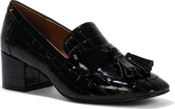 Donald Pliner Kressida Croc Embossed Tassel Loafer (Women  display picture 1