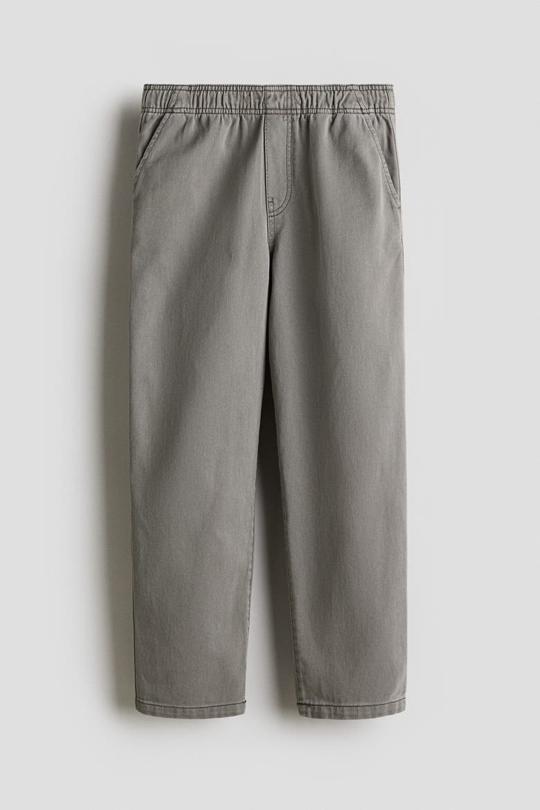 Cotton Twill Joggers, Alternate, color, Dark gray