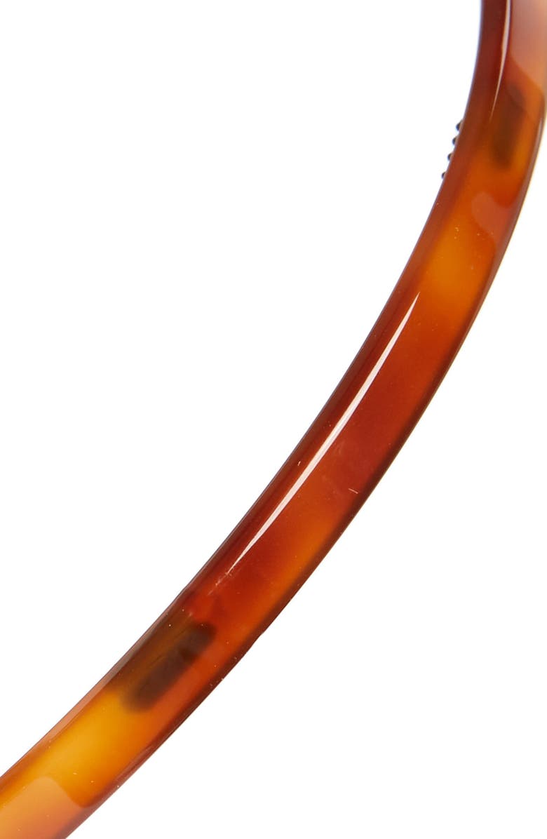 Alexandre de Paris Thin Headband, Alternate, color, Tortoise