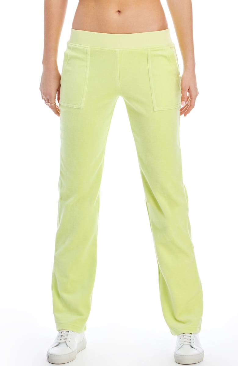 Juicy Couture Velour Track Pants, Main, color, 