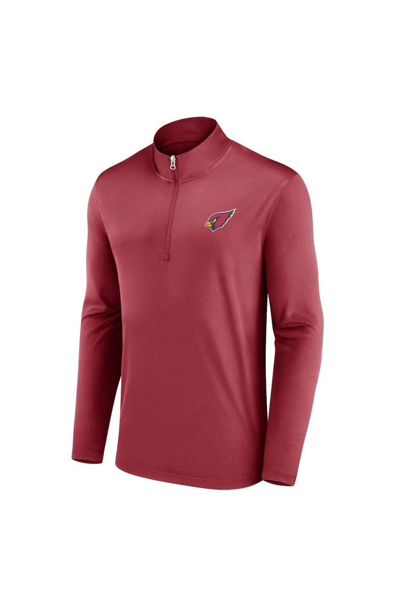 FANATICS Men's Fanatics Branded Cardinal Arizona Cardinals Underdog Quarter-Zip Jacket, Alternate, color, 