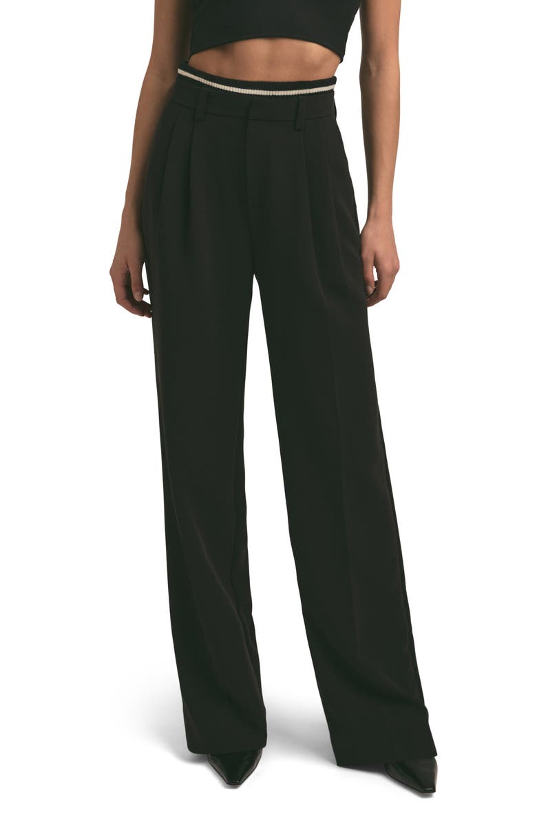 Favorite Daughter The Varsity Wide Leg Pants, Main, color, 