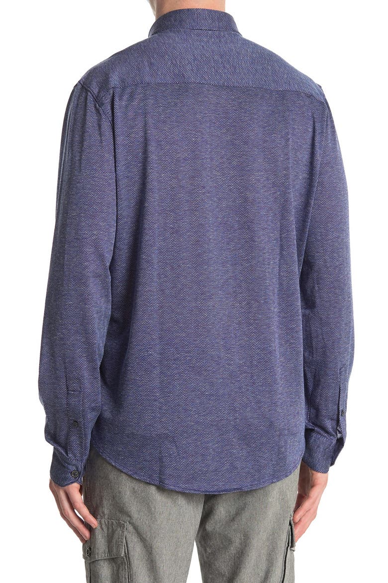 Solid Knit Regular Fit Shirt, Alternate, color, GRAPE