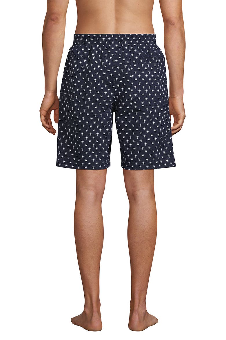 9" Volley Hydroliner Swim Trunks, Alternate, color, Radiant Navy Foulard