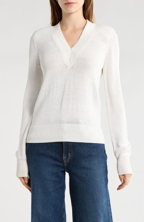 Varsity V-Neck Sweater
