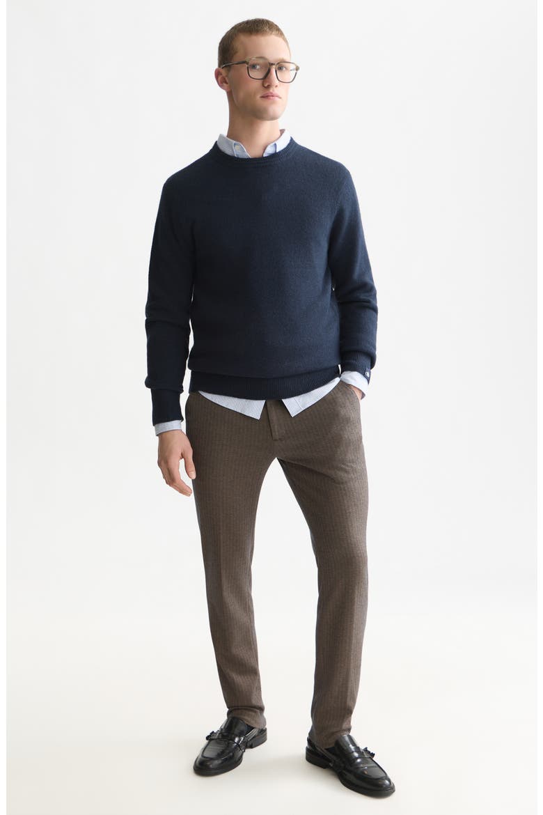 Soft Knit Crewneck Sweater, Alternate, color, SKY CAPTAIN