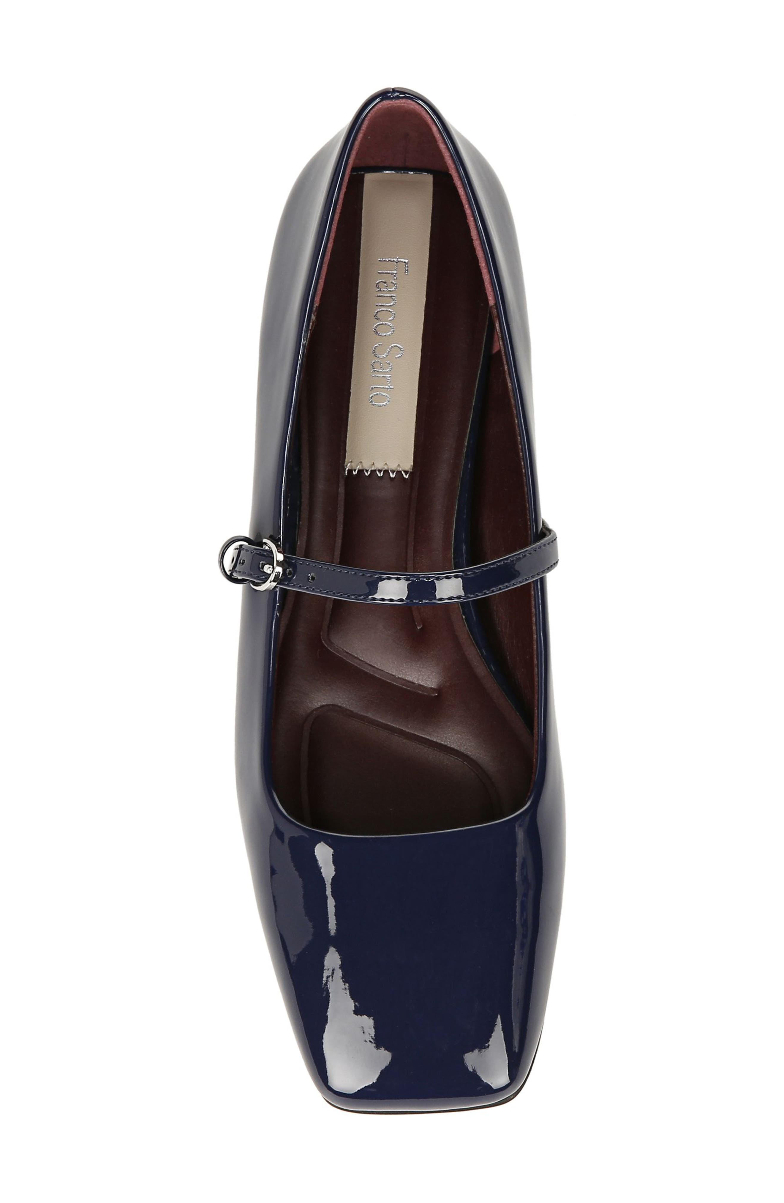 Tinsley Square Toe Mary Jane Flat, Alternate, color, BLUE
