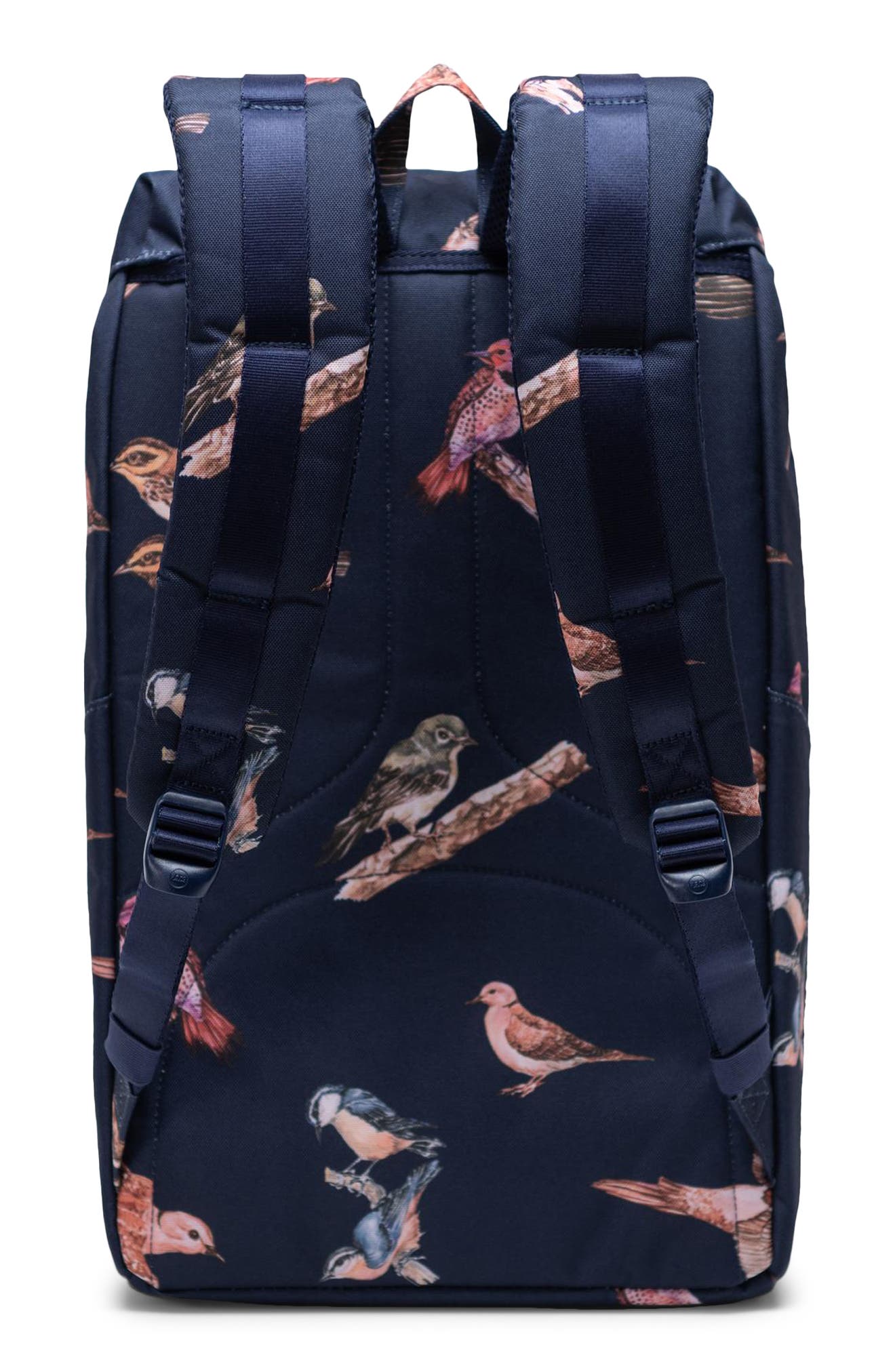 Little America Backpack, Alternate, color, PEACOAT BIRDS