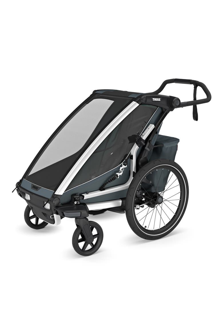 Chariot Cross 2 Single Cycle Trailer/Stroller, Alternate, color, DARK SLATE