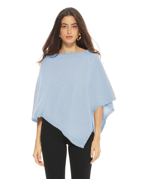 Pure Cashmere Capelet Poncho