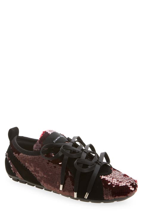 Sequin Ballerina Grip Trainer Sneaker