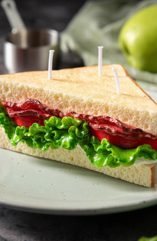 Southlake Gifts Bacon Lettuce Tomato Sandwich Candle In Multi