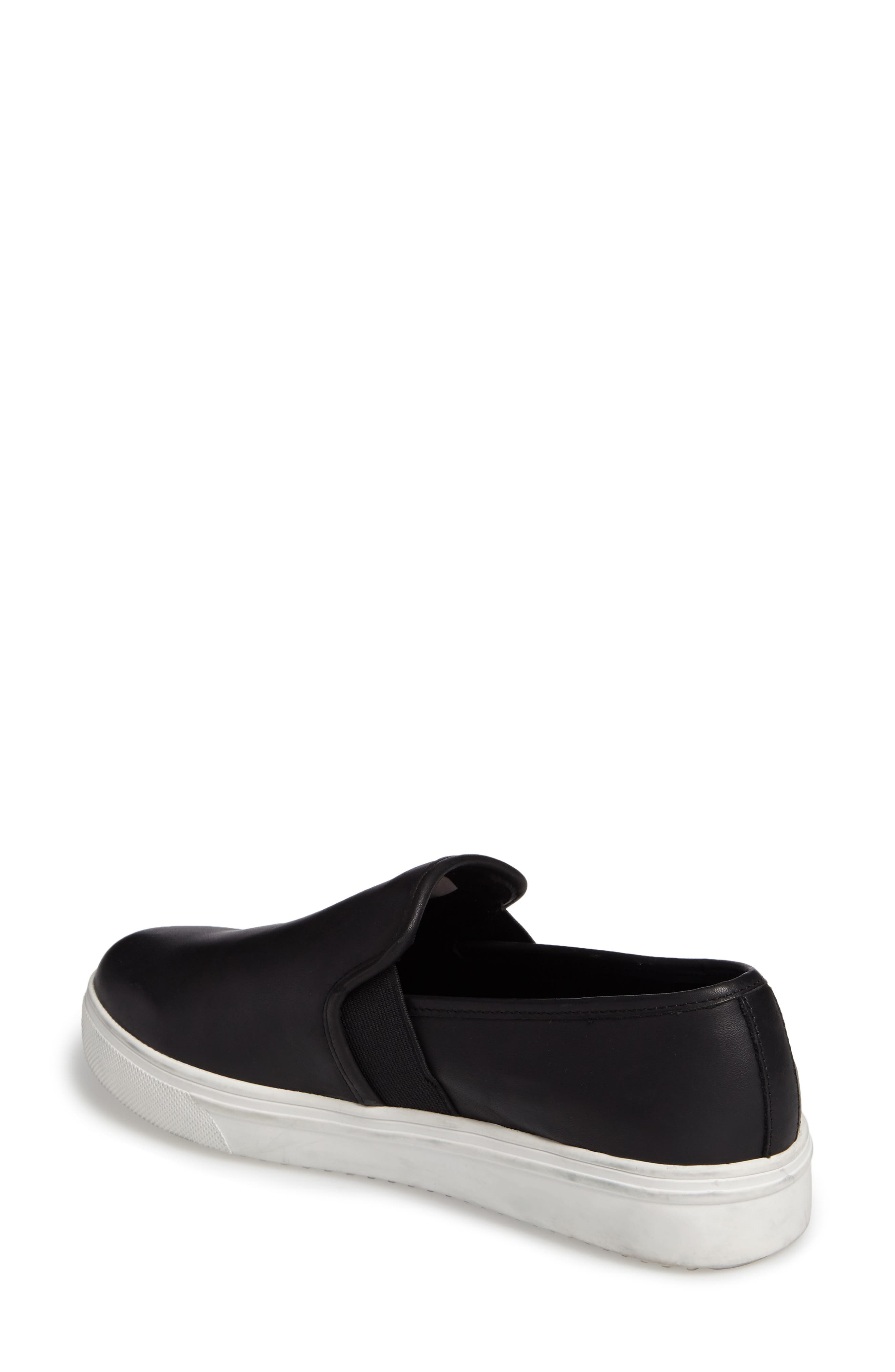 Riyan Waterproof Sneaker, Alternate, color, BLACK LEATHER