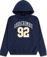 abercrombie kids Kids' Logo Graphic Fleece Hoodie