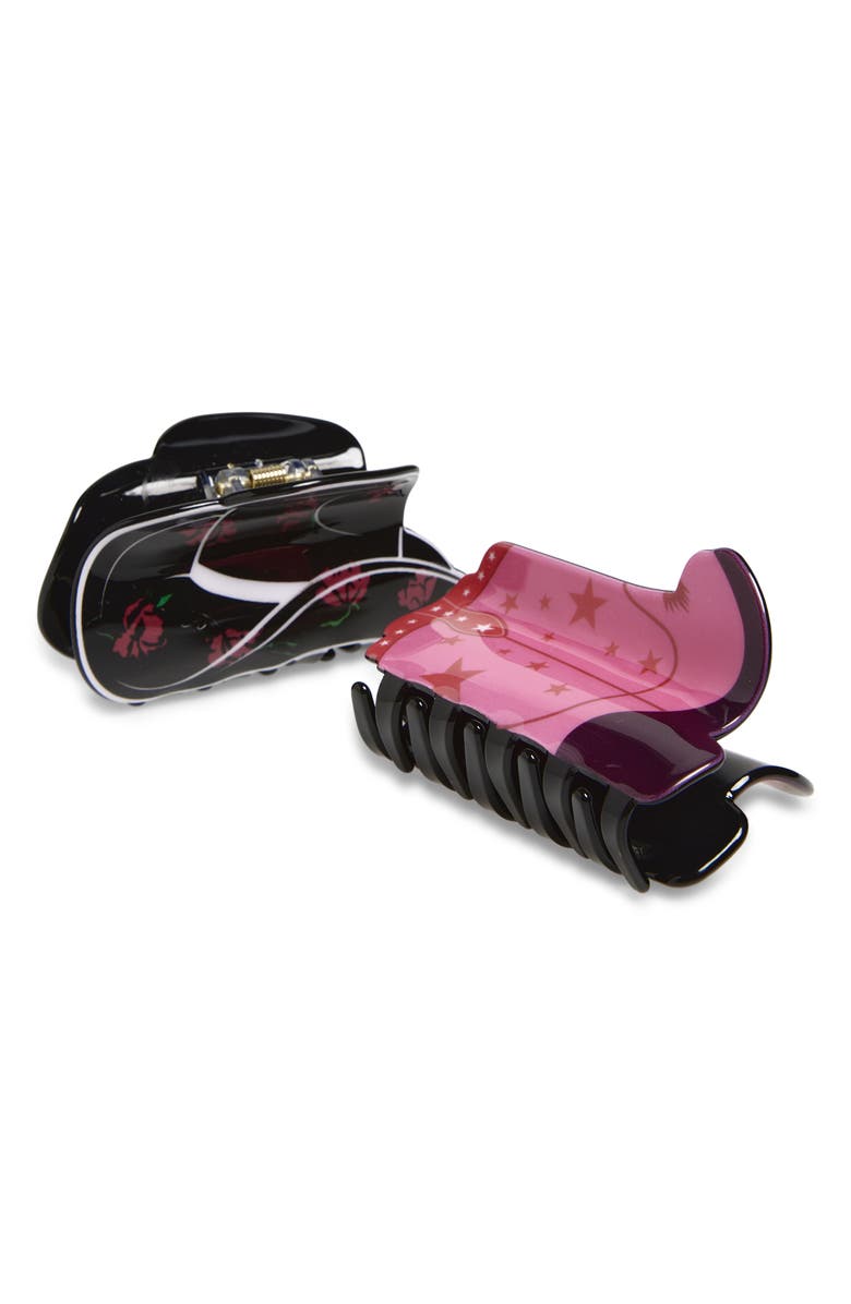 Capelli New York Assorted 2-Pack Western Claw Clips, Main, color, Pink Combo