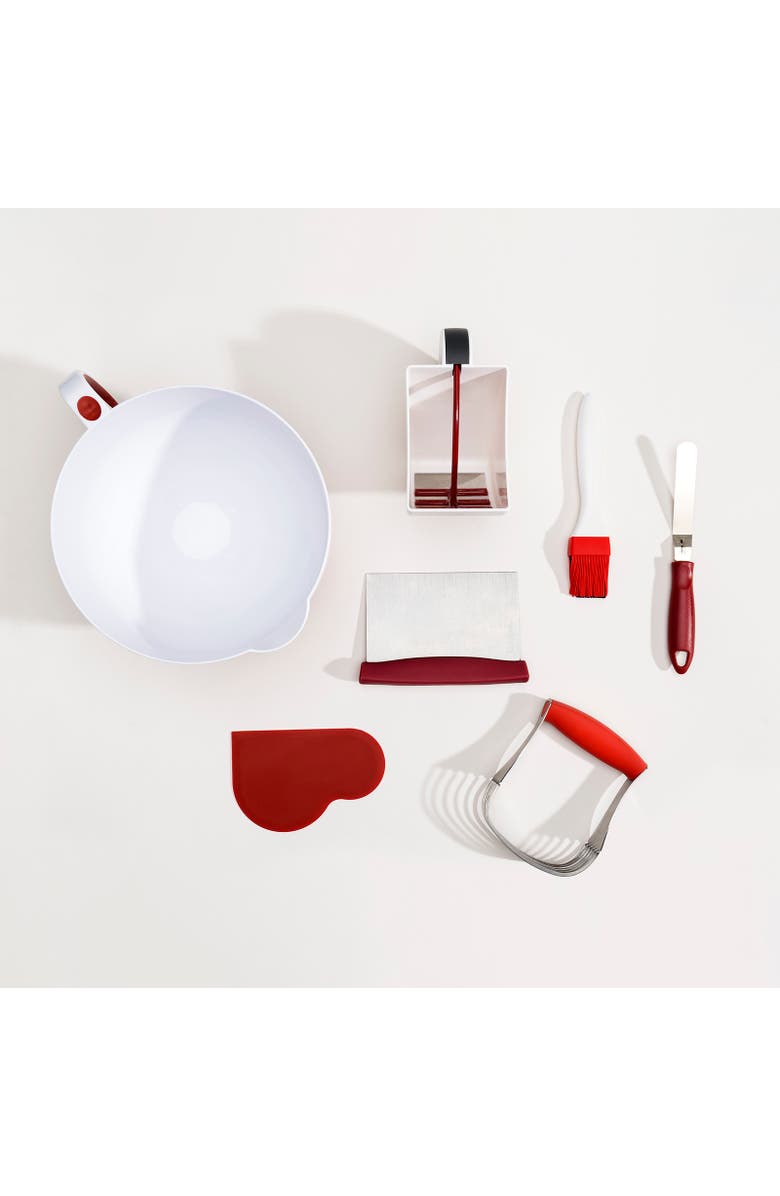 CUISIPRO Silicone Basting Brush, 8-Inch, Alternate, color, White