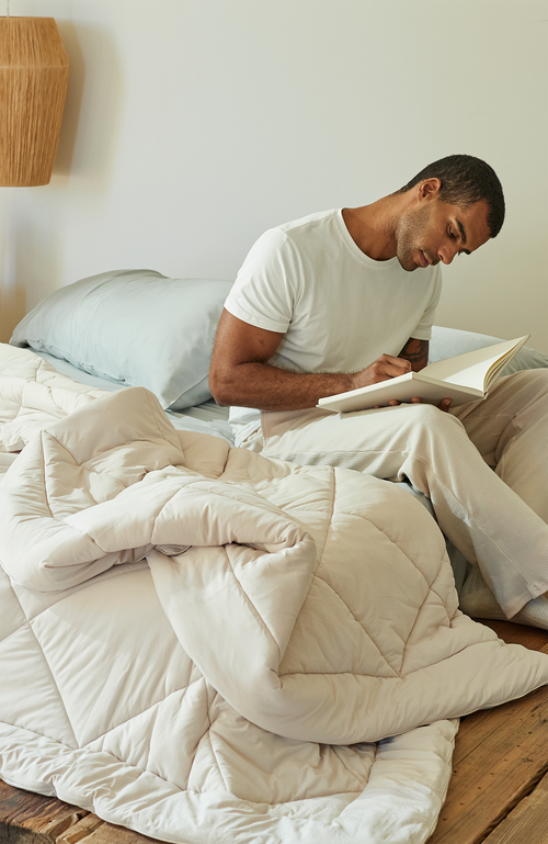 Slumber Cloud All-season Ultracool Comforter In Sand