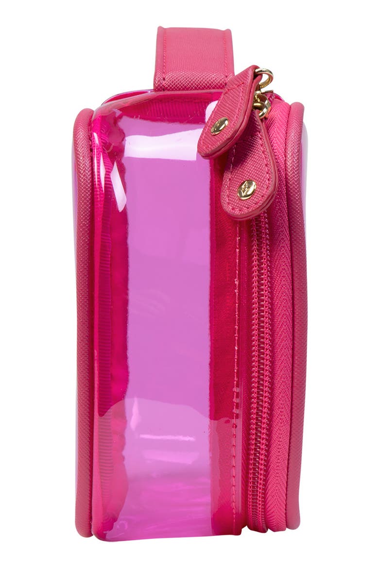 Miami Claire Medium Cosmetics Case, Alternate, color, RASPBERRY