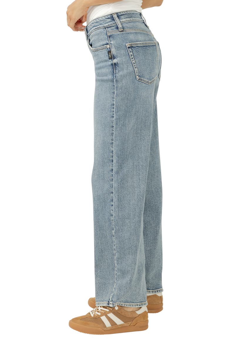 Suki Curvy Mid Rise Wide Leg Jeans, Alternate, color, WESTON