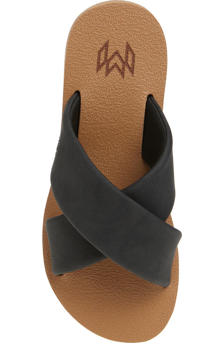 Malvados Ellie Cross Strap Slide Sandal, Alternate, color,