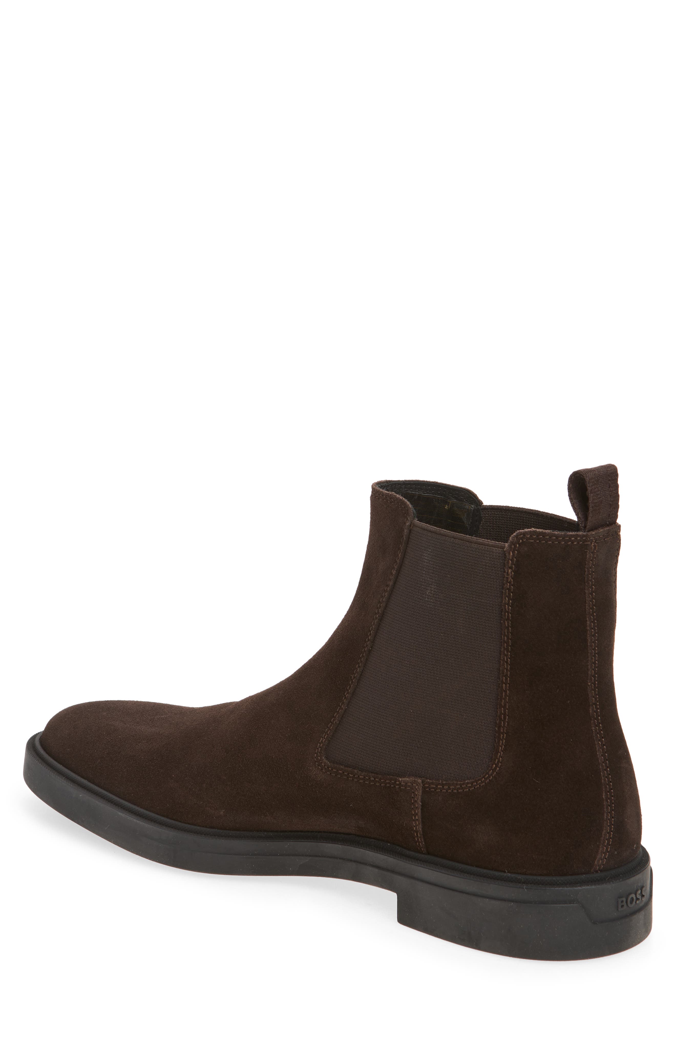 Calev Leather Chelsea Boot, Alternate, color, DARK BROWN