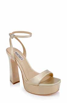Badgley Mischka Collection Caia Ankle Strap Platform Sandal