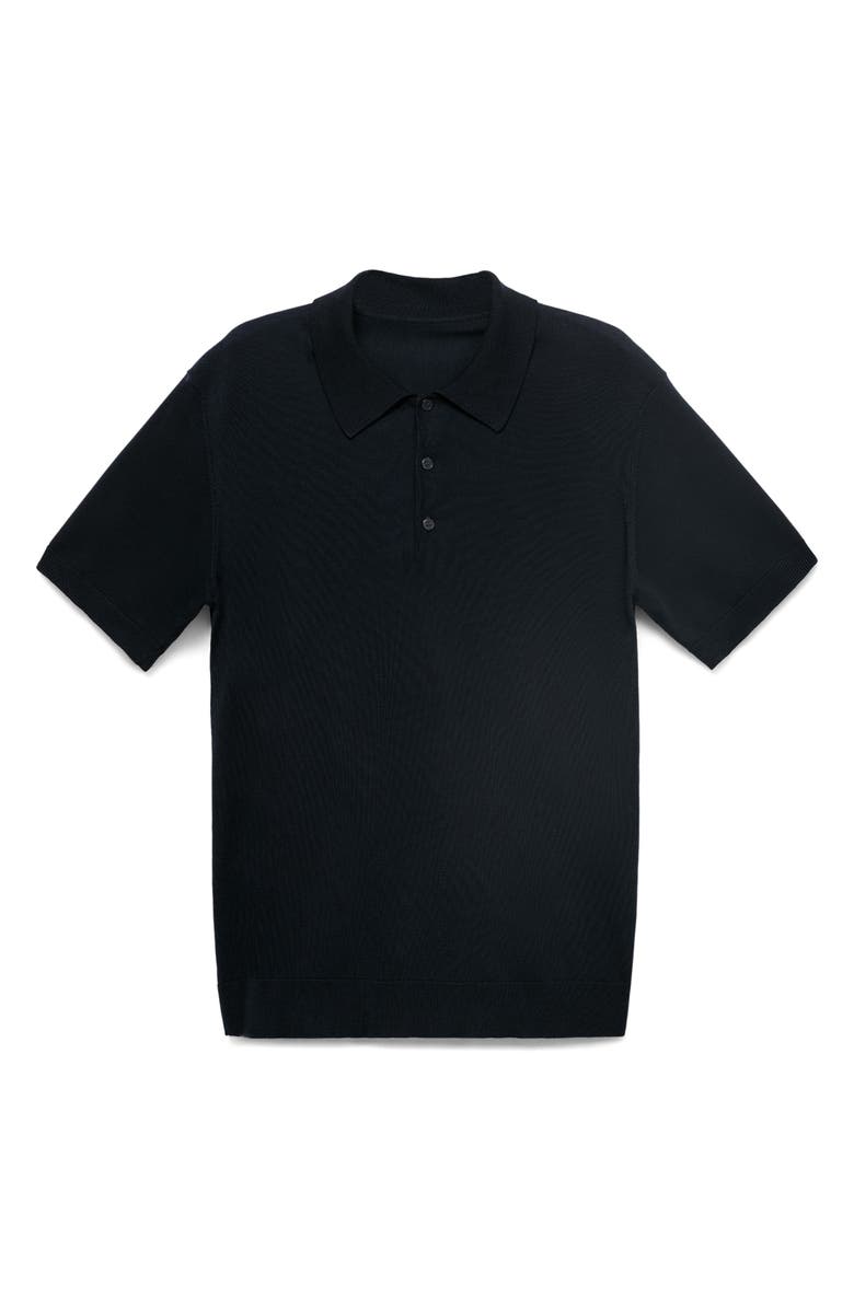MANGO Fine Knit Polo, Alternate, color,