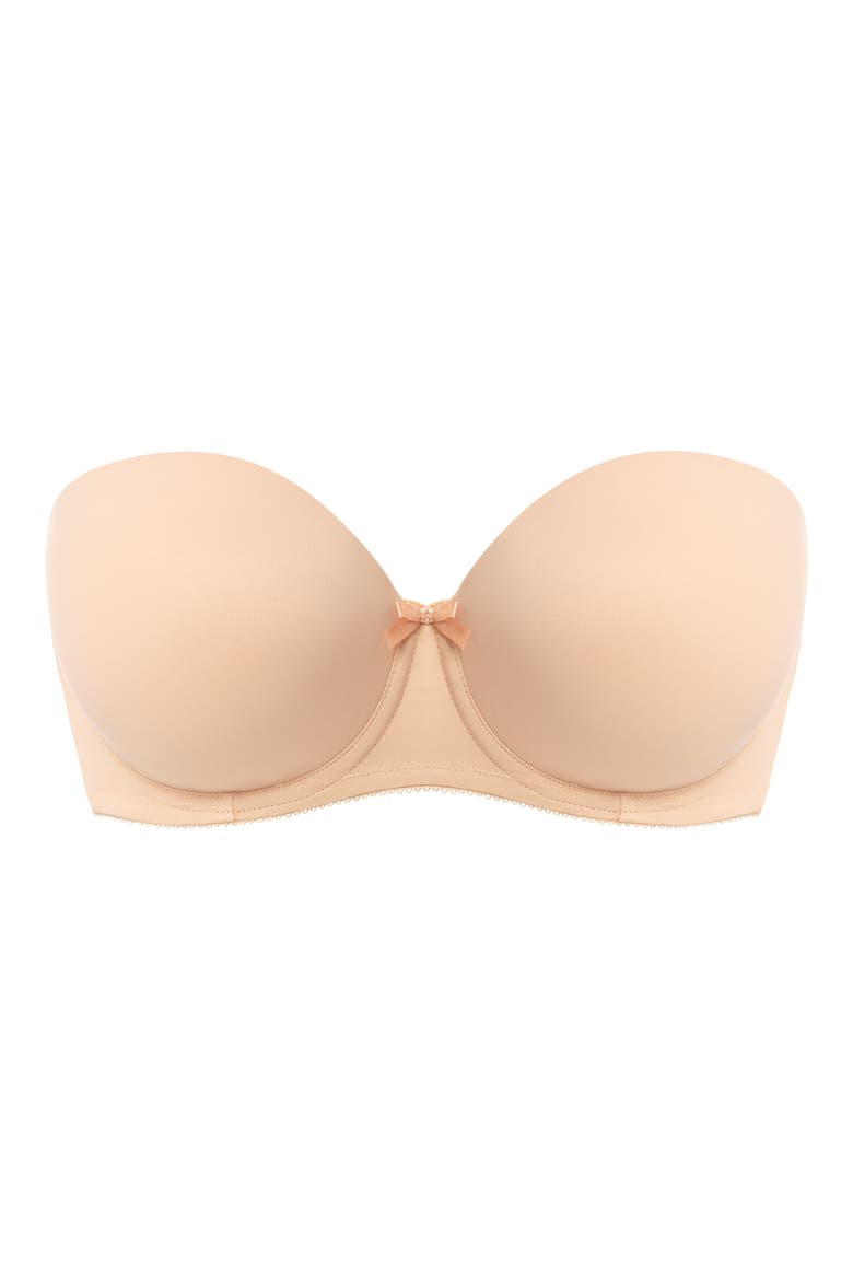 'Deco' Convertible Strapless Underwire Bra, Alternate, color, NUDE