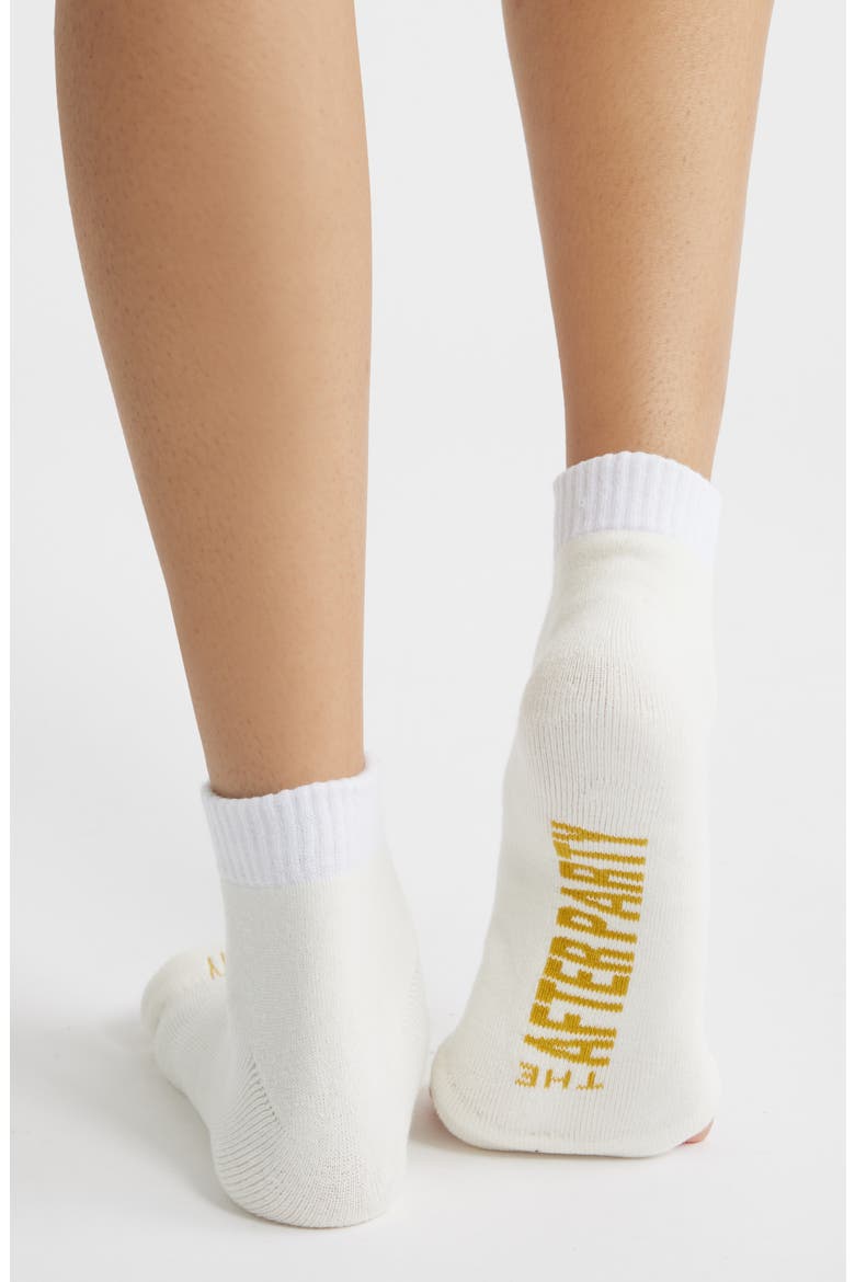 The After Party Socks, Alternate, color, CREME