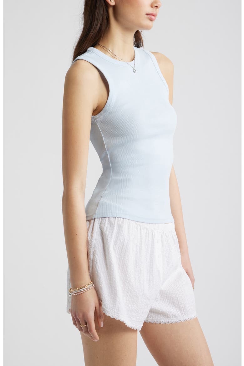 Crewneck Rib Tank, Alternate, color, BLUE BIRD