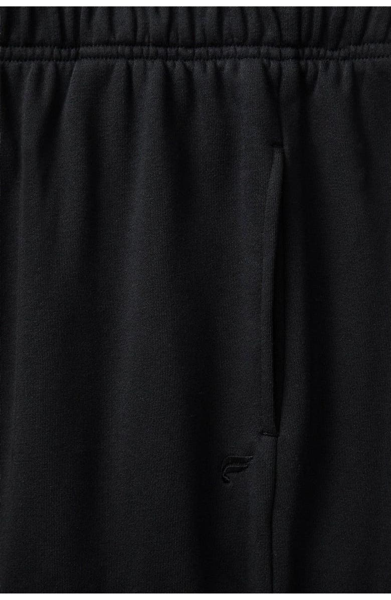 Fabletics Women's Year Round Terry Wide Leg Sweatpant, Alternate, color, Black