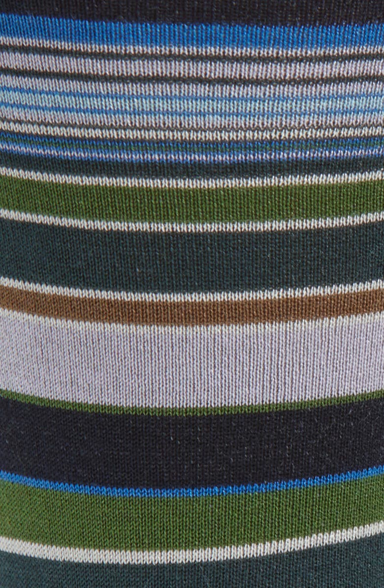 Paul Smith Leonardo Silk Blend Dress Socks, Alternate, color, Navy