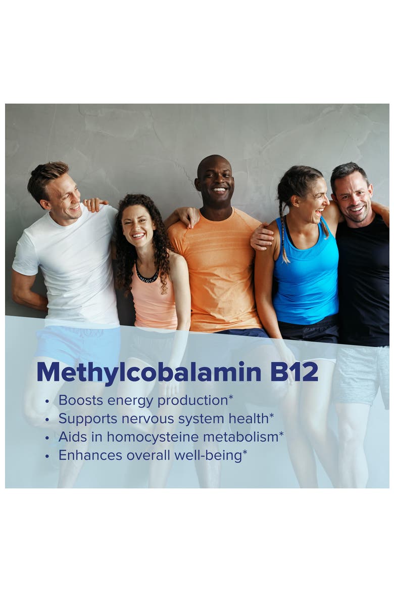 Advanced B-12 Sublingual Dissolving Tablets, Alternate, color, White