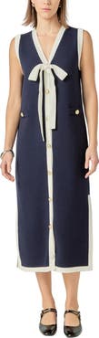 English Factory Sleeveless Sweater Dress