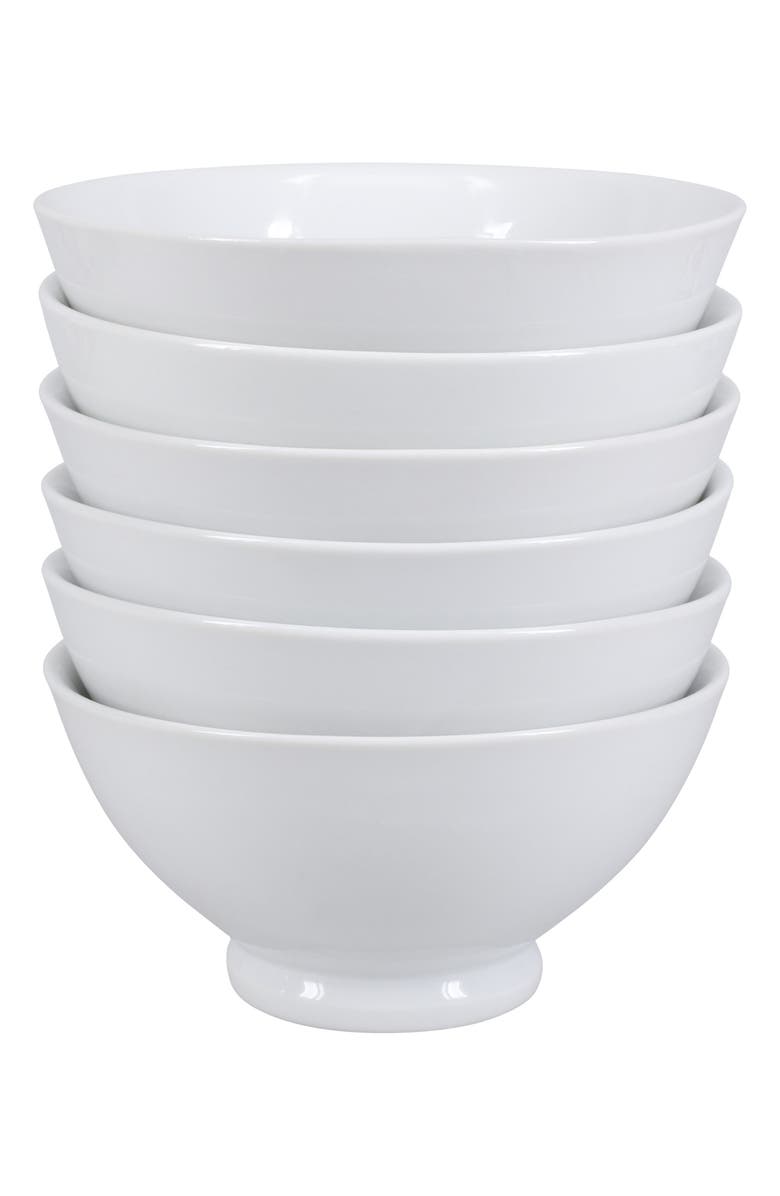 BIA Cordon Bleu Set of 6 Rice Bowls, Alternate, color, White