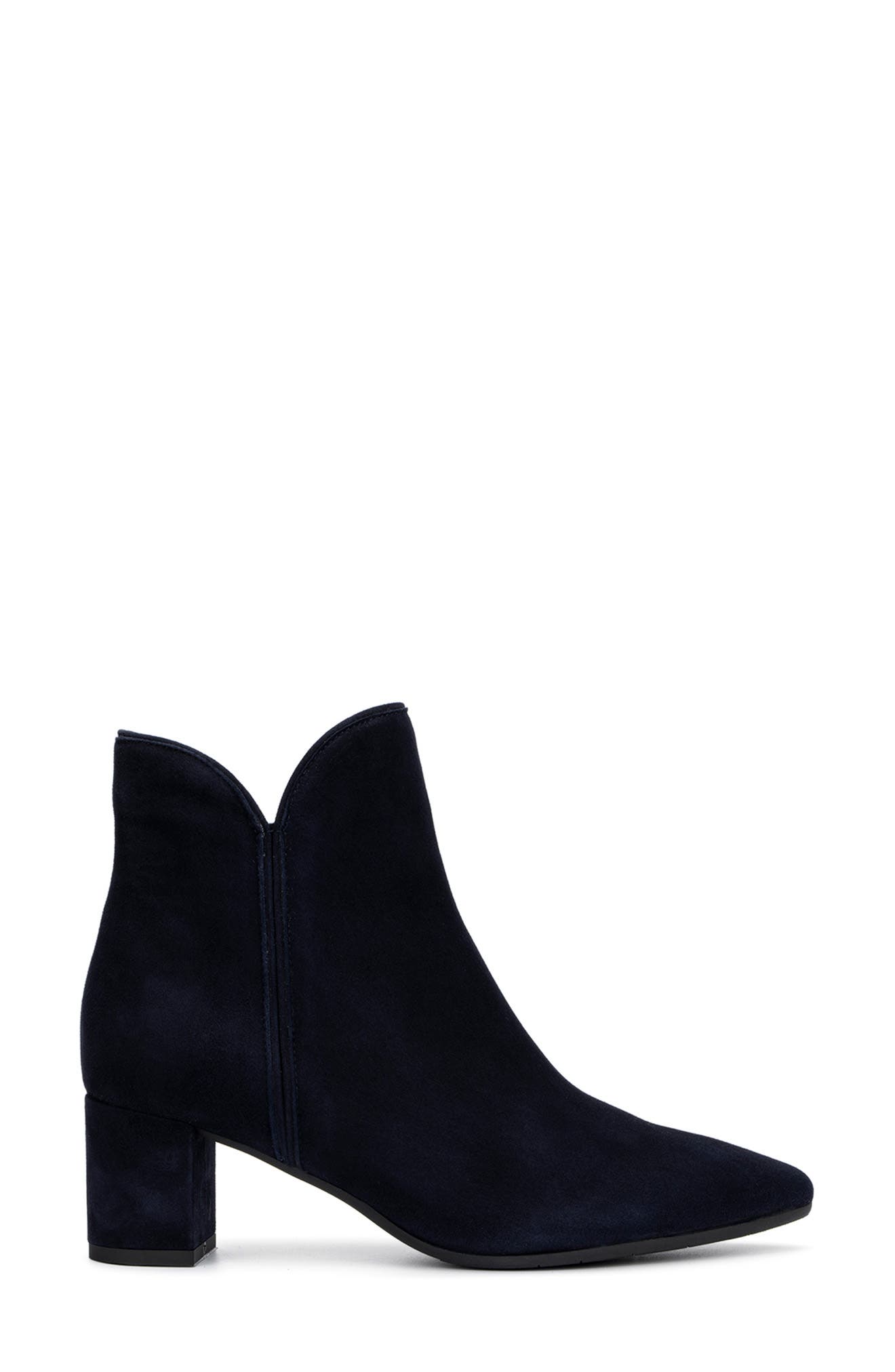 Kaylani Pointed Toe Bootie, Main, color, NAVY