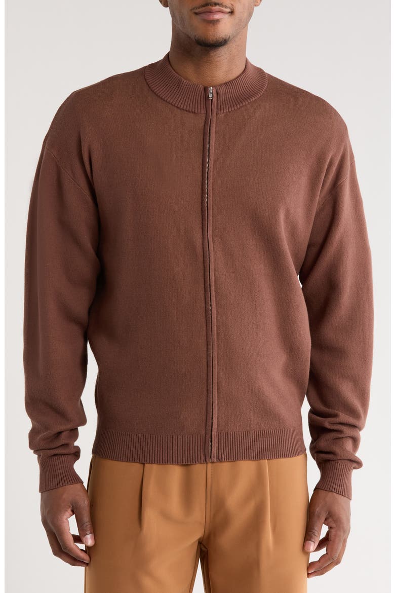 Be Kind Sweater Jacket, Alternate, color, BROWN